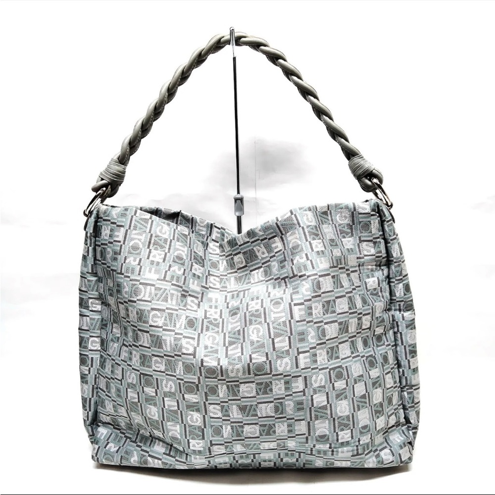 Ferragamo Tote Bag - Gray PVC 3215867